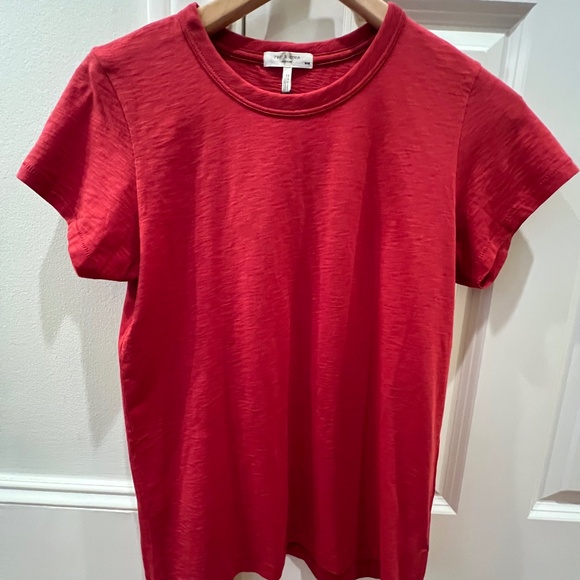 Rag & Bone, The Slub Tee - Red, Medium (NWT) - Picture 3 of 6